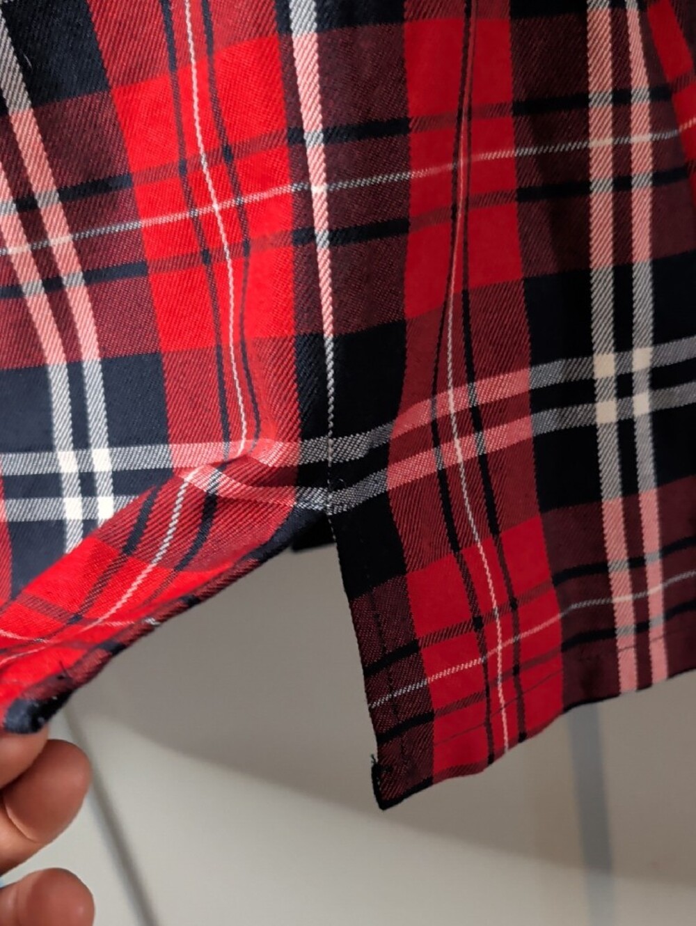 Sincerely Jules Red Plaid Mini Skirt - Picture 4 of 10